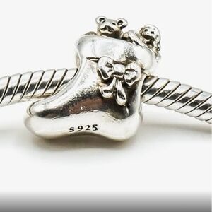 Authentic Pandora Charm- Santa's Stocking (rare)
